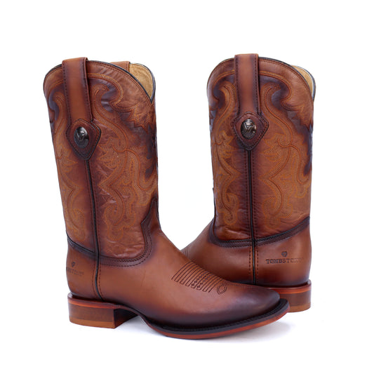 Botín Ures en Piel de Res Acabado Crazy CW608