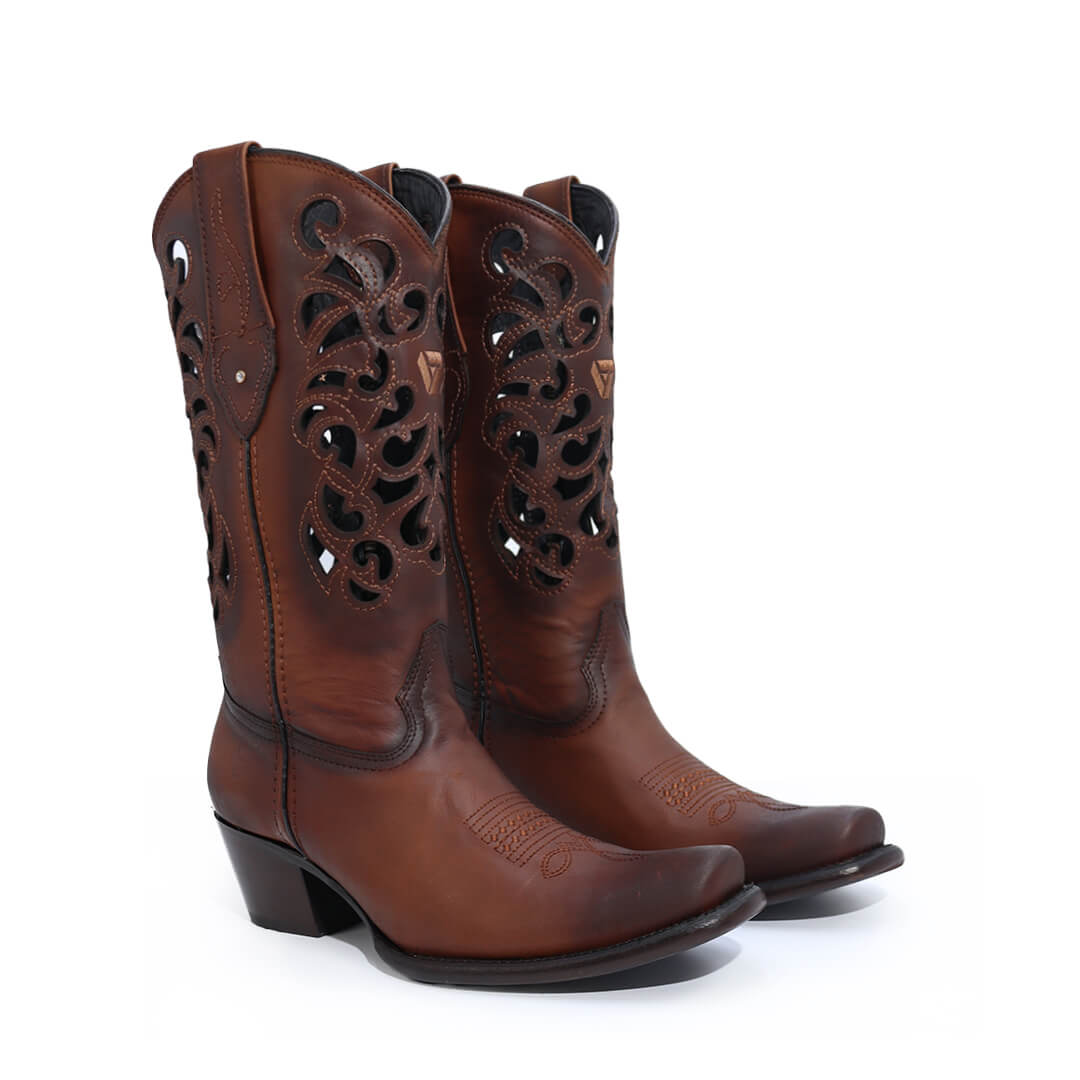 Bota Lovaina de Piel Crazy CW506