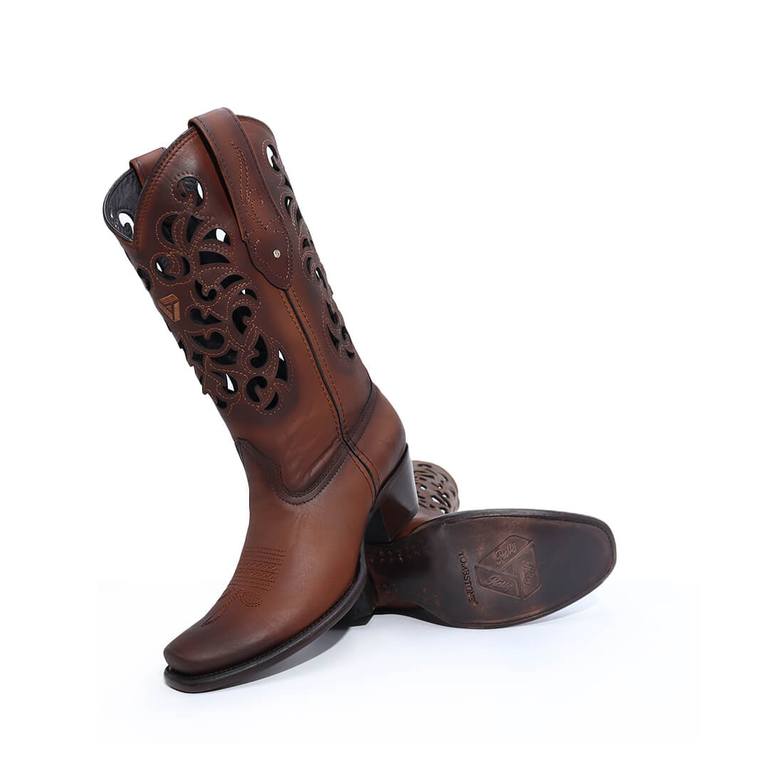 Bota Lovaina de Piel Crazy CW506