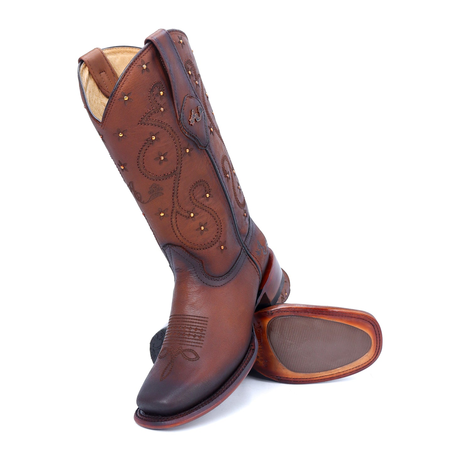 Bota Alheli en Piel Res con Acabado Crazy CW513