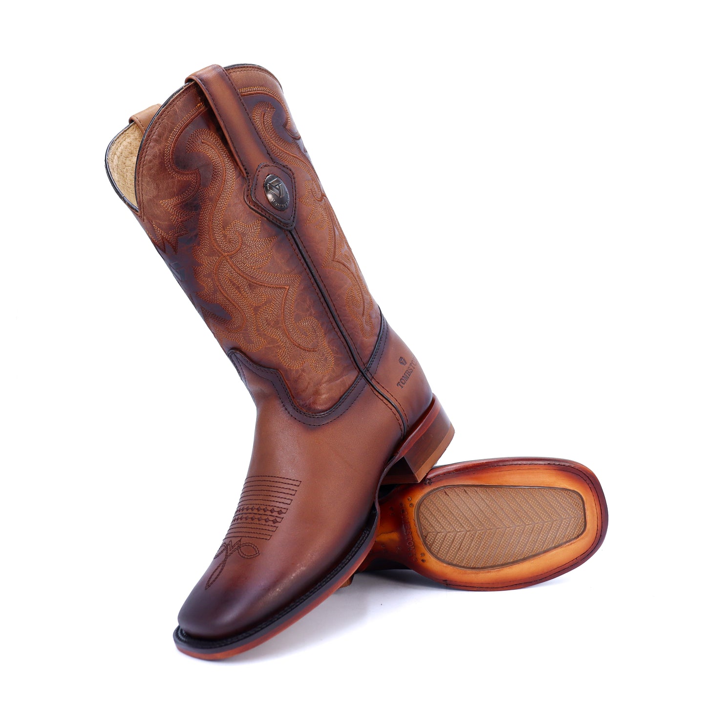 Botín Ures en Piel de Res Acabado Crazy CW608